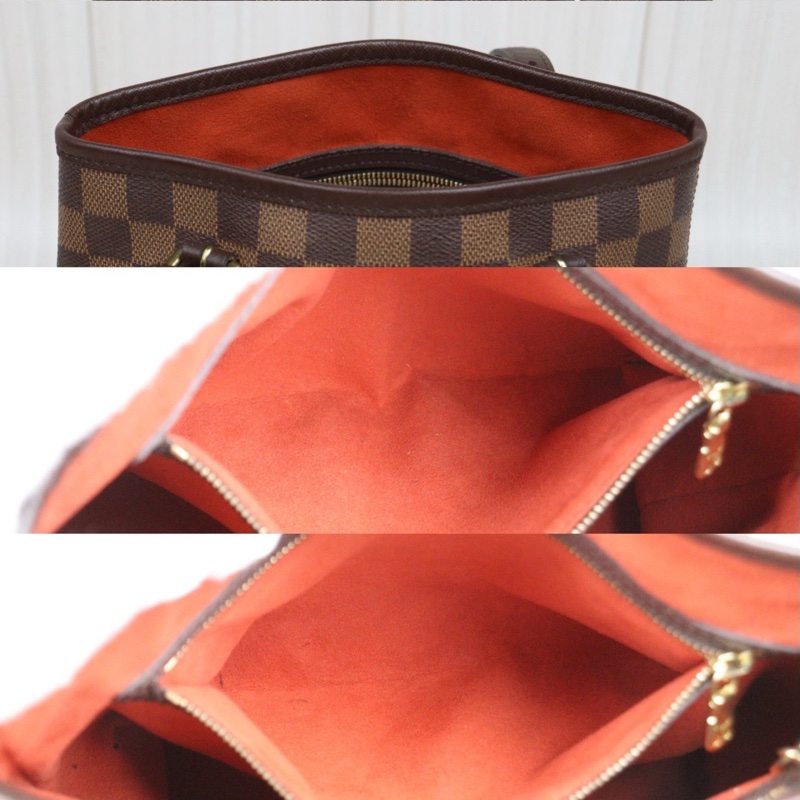 LV棋盤格子母包/托特包+麻將包-12