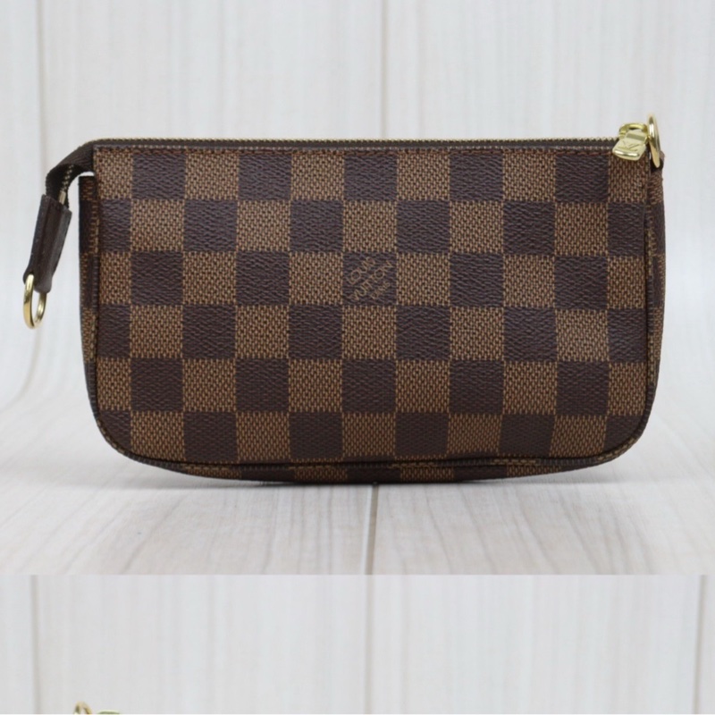 LV棋盤格子母包/托特包+麻將包-14