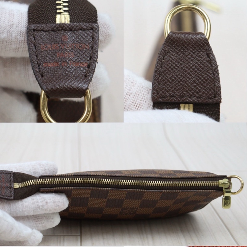 LV棋盤格子母包/托特包+麻將包-18