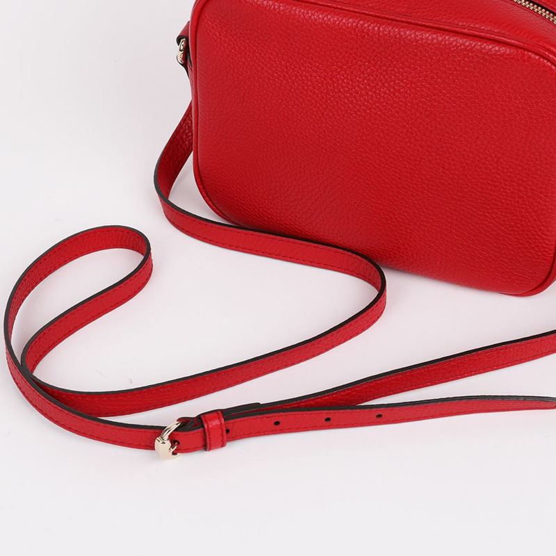 【包稅】GUCCI 紅色 Soho 流蘇迪斯可斜背包 308364-6