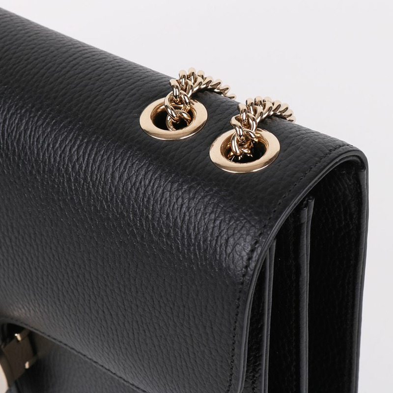 【包稅】GUCCI 黑色中型鏈條包 510303-5
