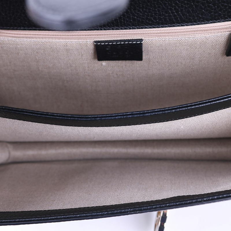 【包稅】GUCCI 黑色中型鏈條包 510303-10