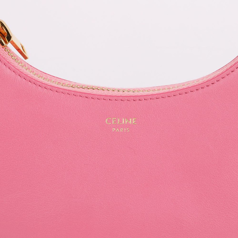 【包稅】CELINE 淺粉色金色 Abba Hobo 迷你包-1