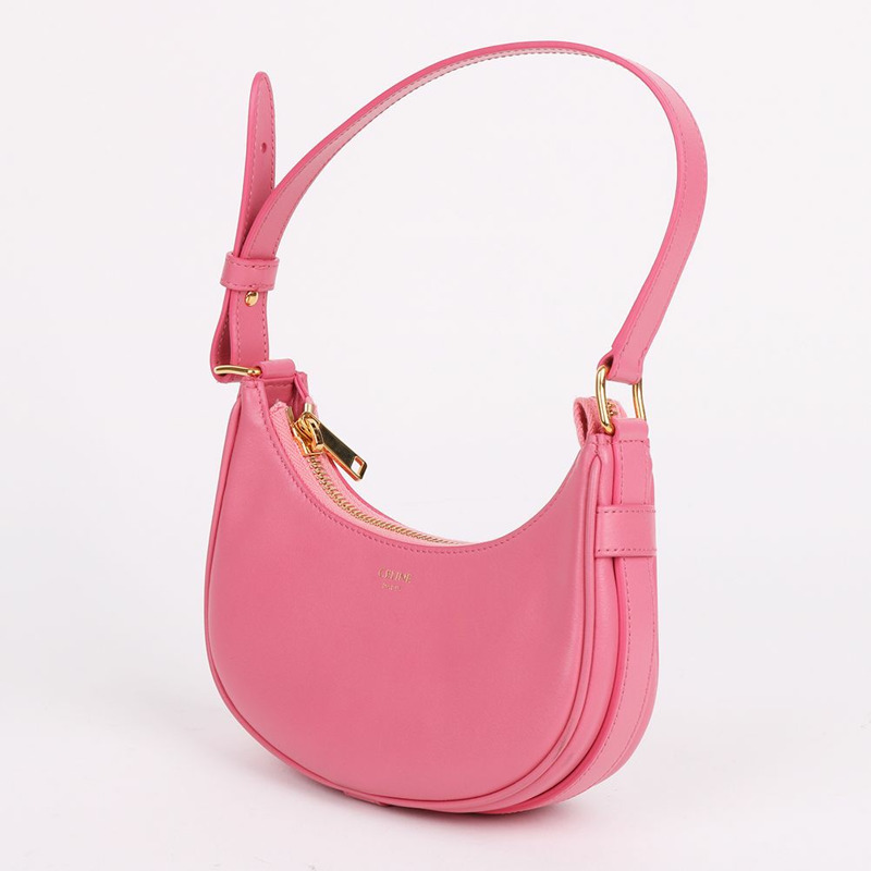 【包稅】CELINE 淺粉色金色 Abba Hobo 迷你包-2