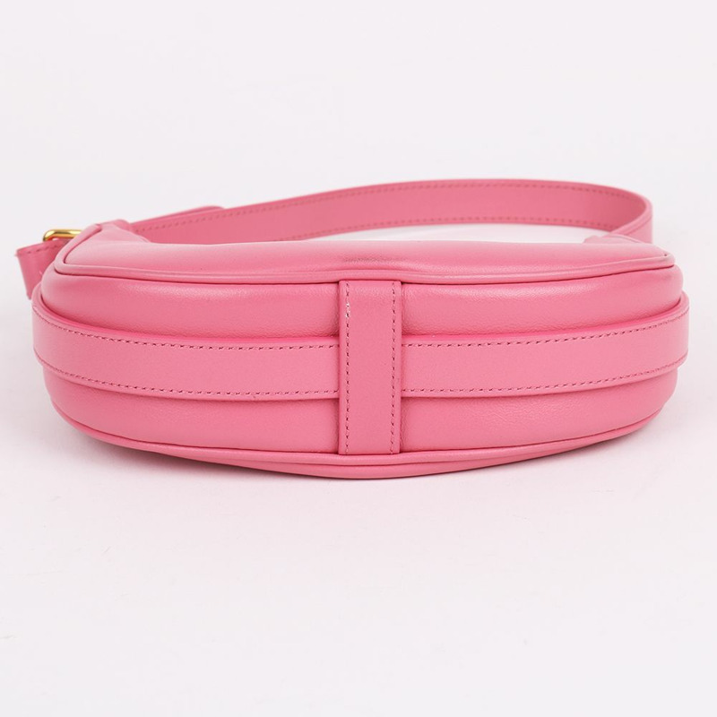 【包稅】CELINE 淺粉色金色 Abba Hobo 迷你包-7