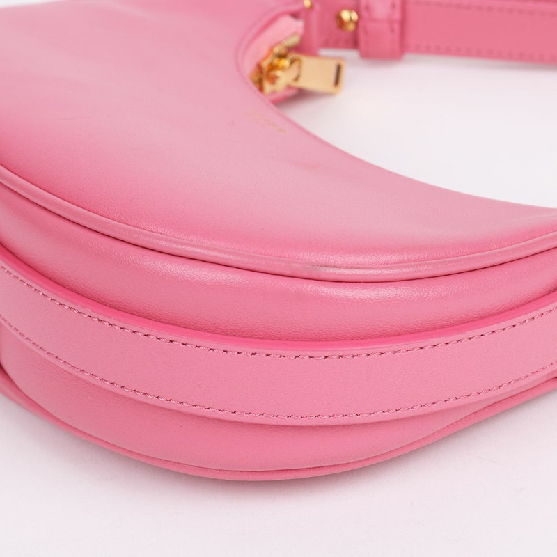 【包稅】CELINE 淺粉色金色 Abba Hobo 迷你包-9