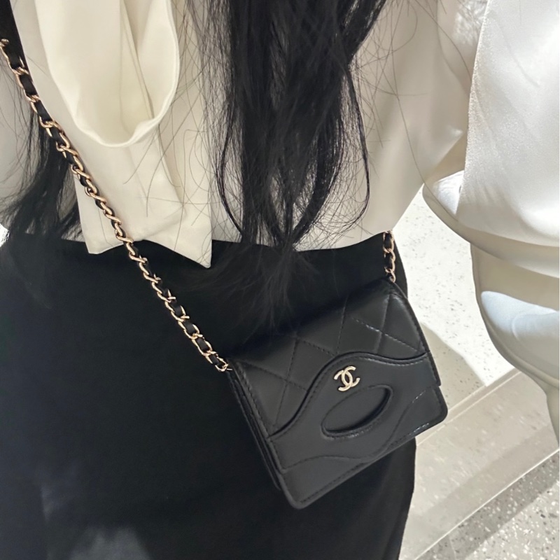 🌟Chanel 24C 31卡包 油蠟牛皮 *價格附鏈帶*-4