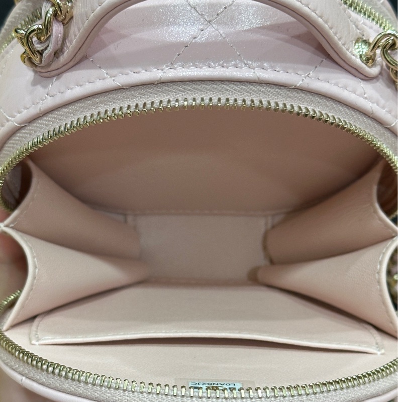 💗 CHANEL 23C 櫻花粉小圓餅包|超可愛稀有款 🌸-16