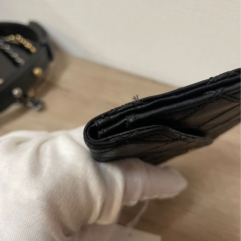 Chanel 外縫線皮夾/中夾-8