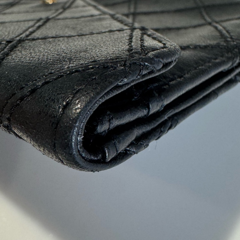 Chanel 外縫線皮夾/中夾-6