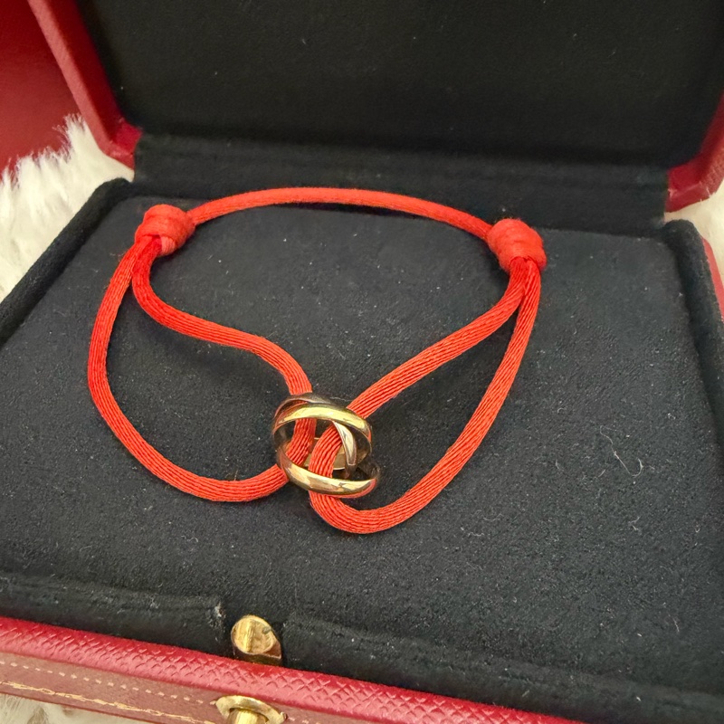 Cartier 18k三環 手鏈-2