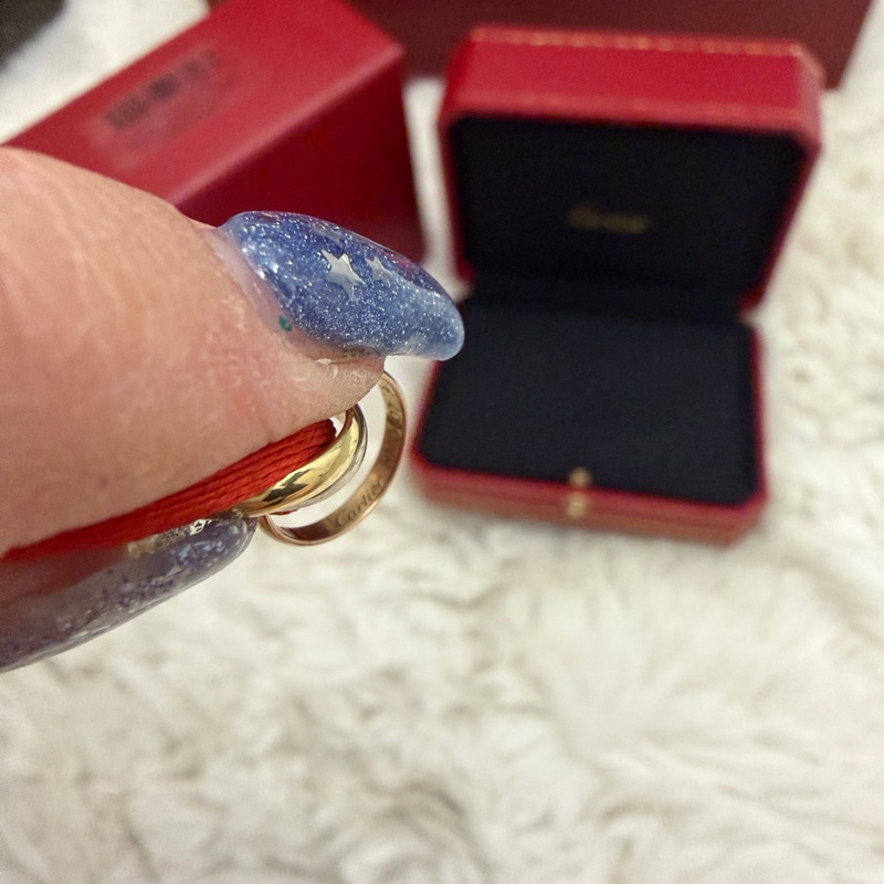 Cartier 18k三環 手鏈-3