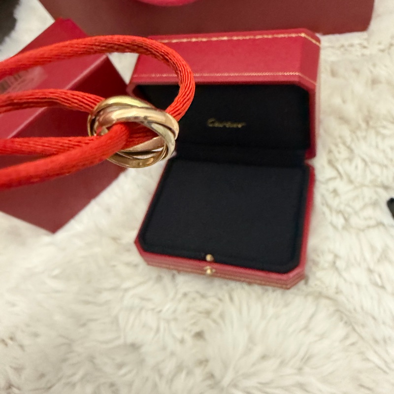 Cartier 18k三環 手鏈-5