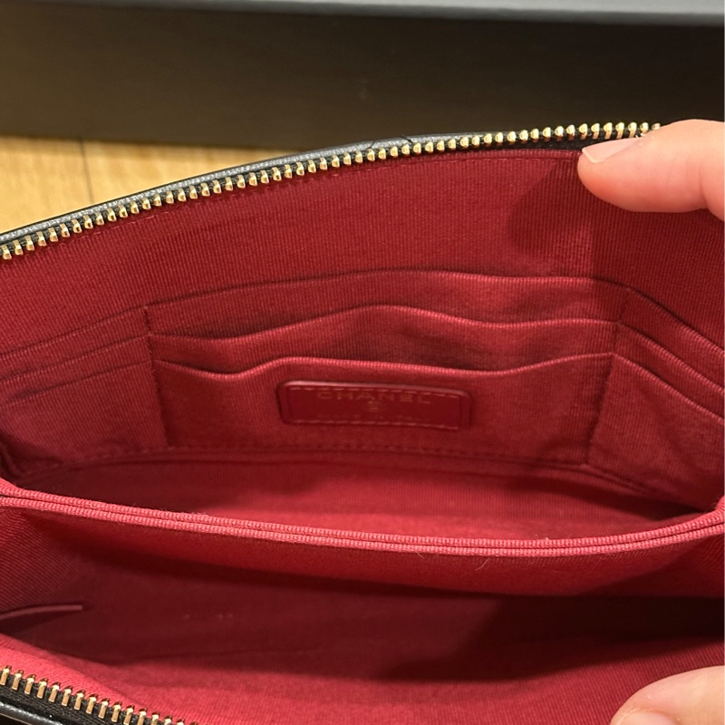 CHANEL 19 手拿包｜可自行加鏈改斜背｜98新-3