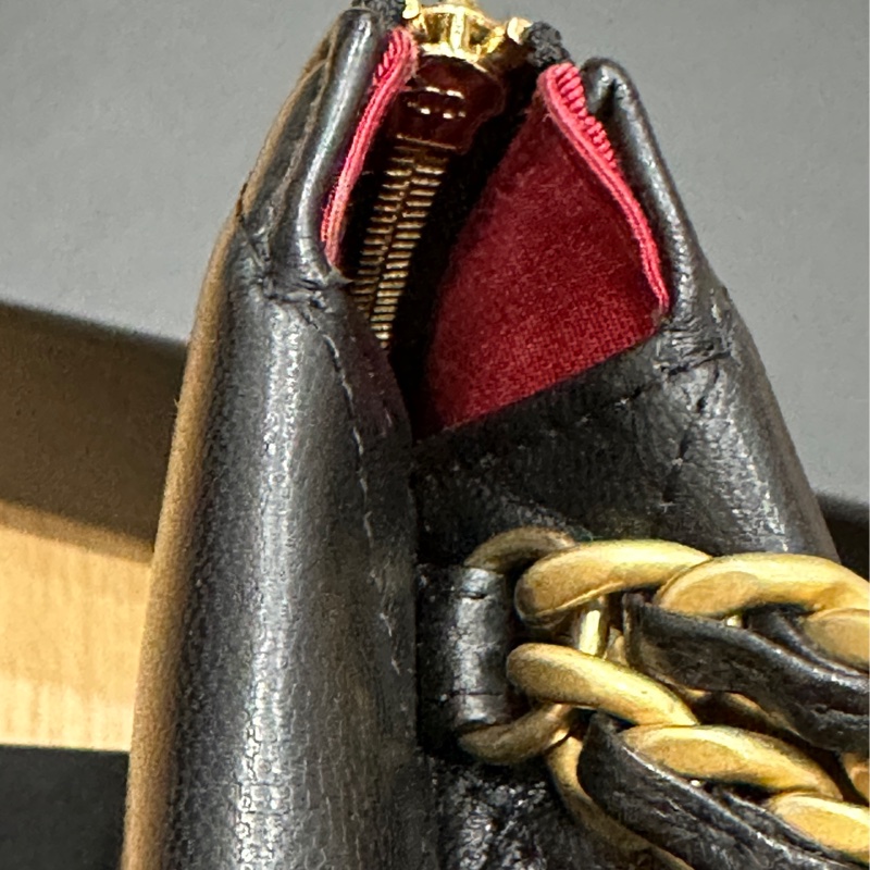 CHANEL 19 手拿包｜可自行加鏈改斜背｜98新-4