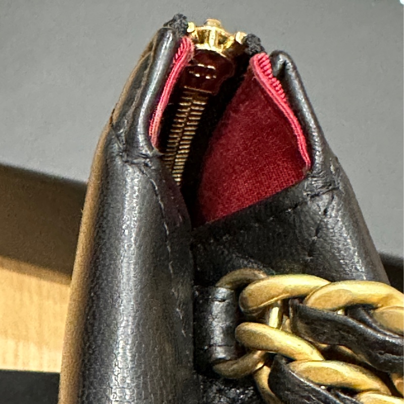 CHANEL 19 手拿包｜可自行加鏈改斜背｜98新-15