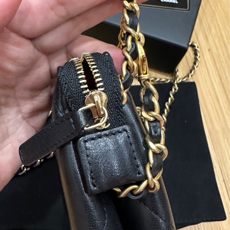 CHANEL 19 手拿包｜可自行加鏈改斜背｜98新-19