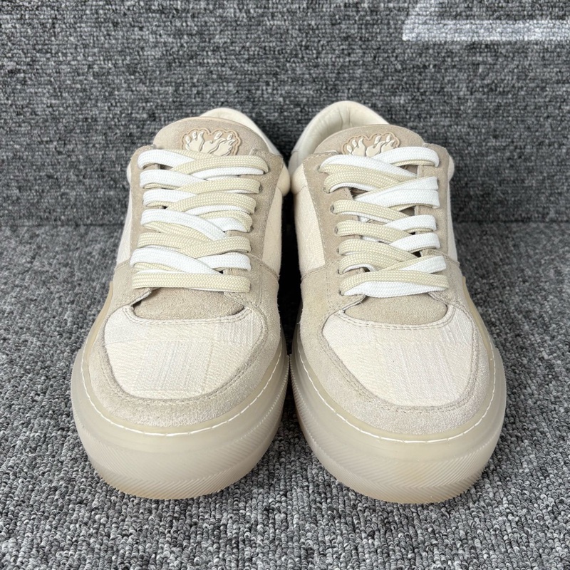 LV 路易威登 米白色棋盤格板鞋@38碼-1