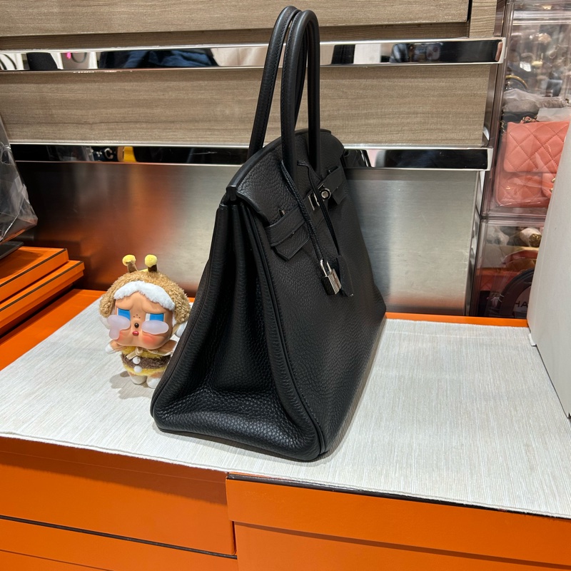Hermes Birkin 35 黑色銀扣 Stamp [R]-1