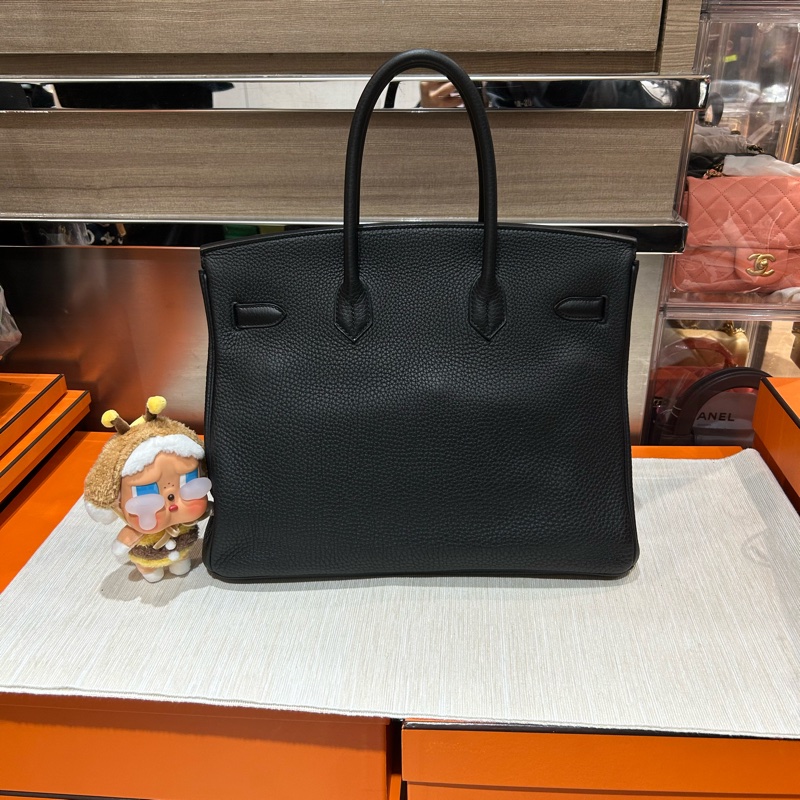 Hermes Birkin 35 黑色銀扣 Stamp [R]-2