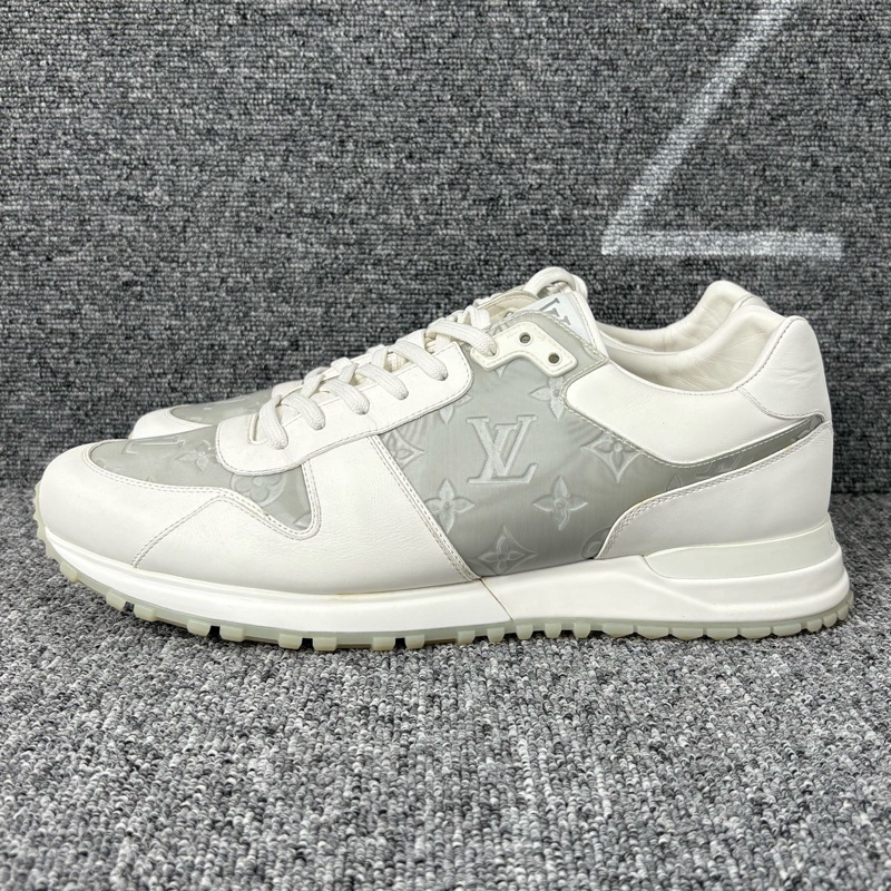 LV 路易威登 白色皮面鐳射運動鞋@43.5碼-0