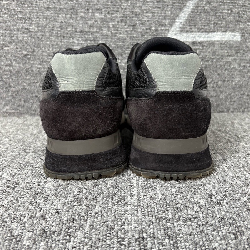 二手LV 黑色麂皮棋盤格運動鞋@41碼-2