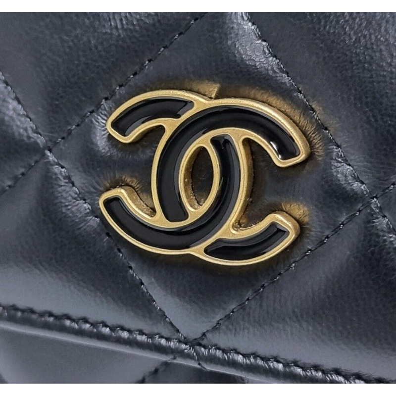 【包稅】CHANEL CC翻蓋迷你鏈條皮夾系列31-10