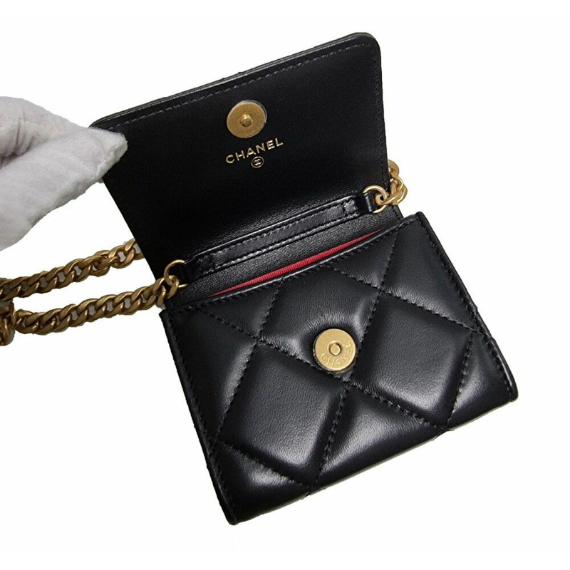 【包稅】CHANEL CC翻蓋迷你鏈條皮夾系列31-15