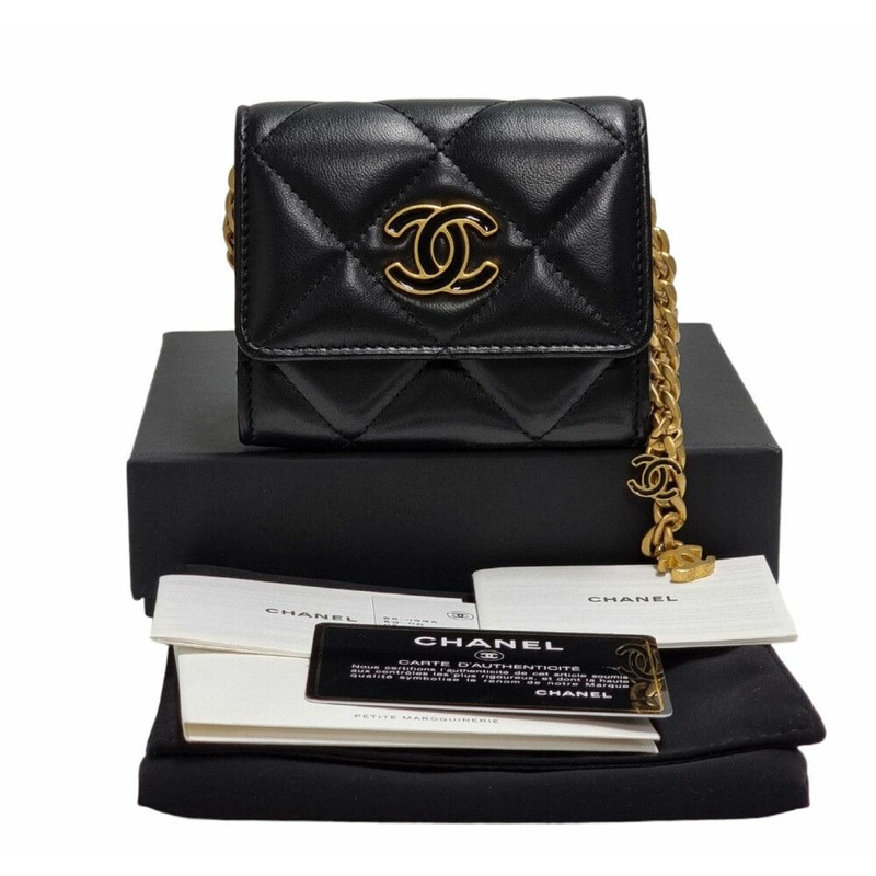 【包稅】CHANEL CC翻蓋迷你鏈條皮夾系列31-8