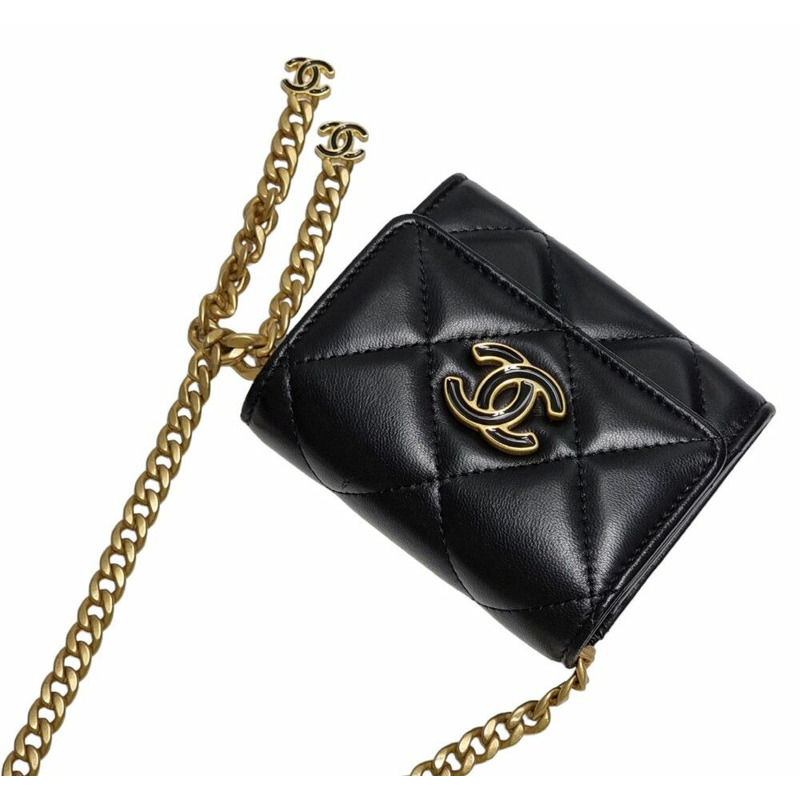 【包稅】CHANEL CC翻蓋迷你鏈條皮夾系列31-12