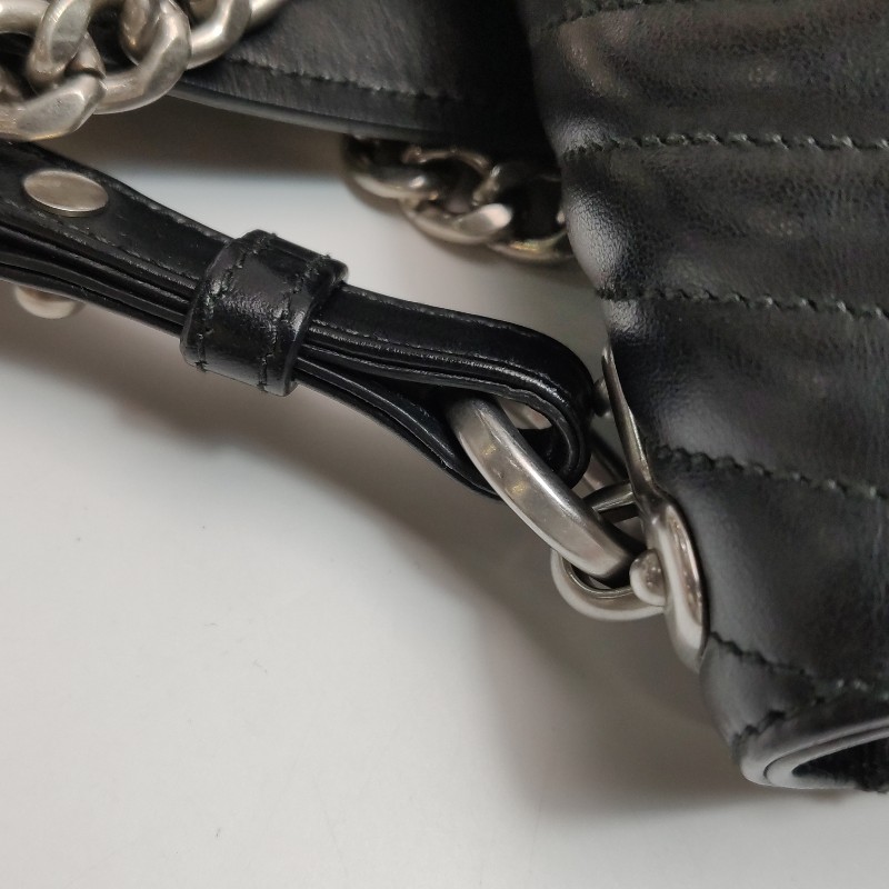 Prada Cahier牛皮黑色中號 斜背包肩背包-13