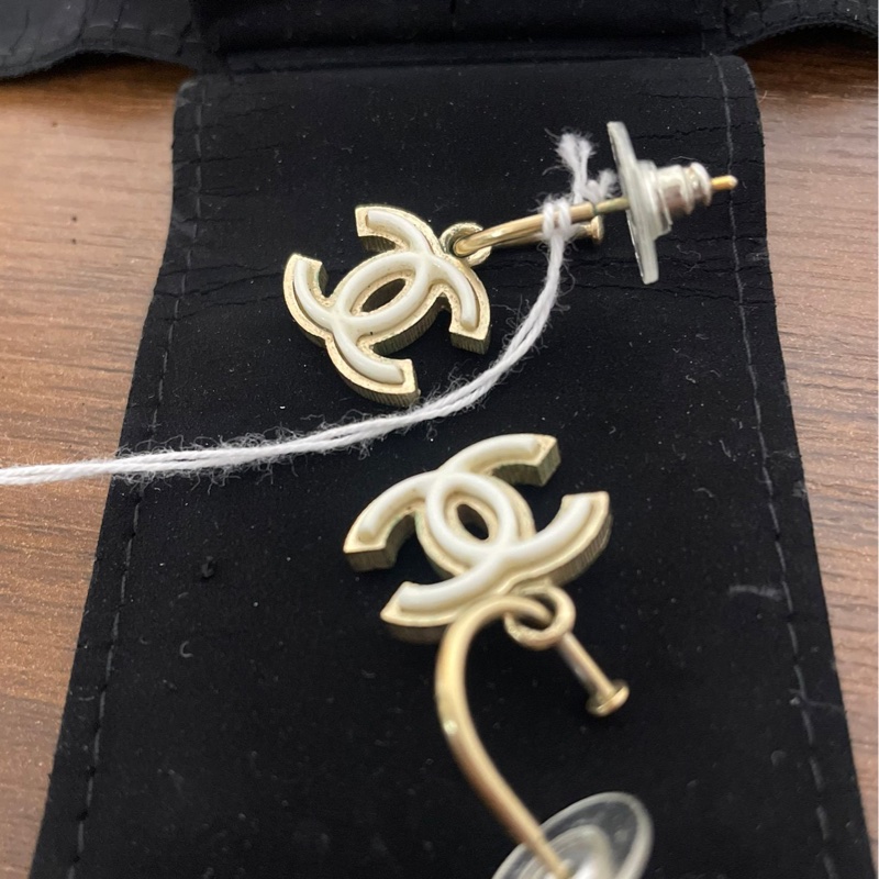 Chanel 雙C logo 耳環-2