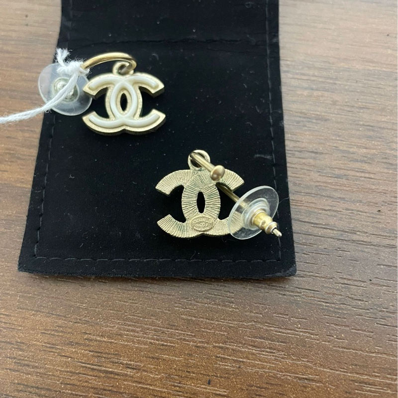 Chanel 雙C logo 耳環-3