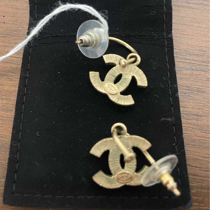 Chanel 雙C logo 耳環-4