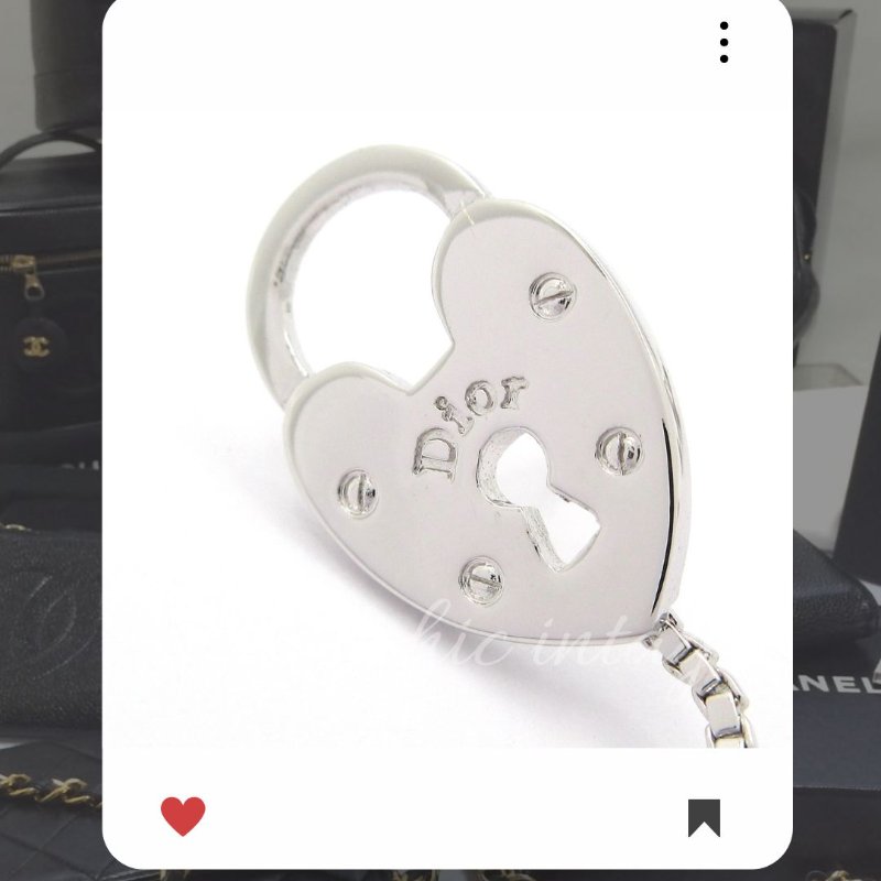 🛍️🎁 26 🔥 1月新品上架 新年💖 美品 新款 Christian Dior CD 心型愛心鎖耳環 🔥Christian Dior熱賣款 DIOR 經典款 頸鏈 Christian Dior Necklace-10