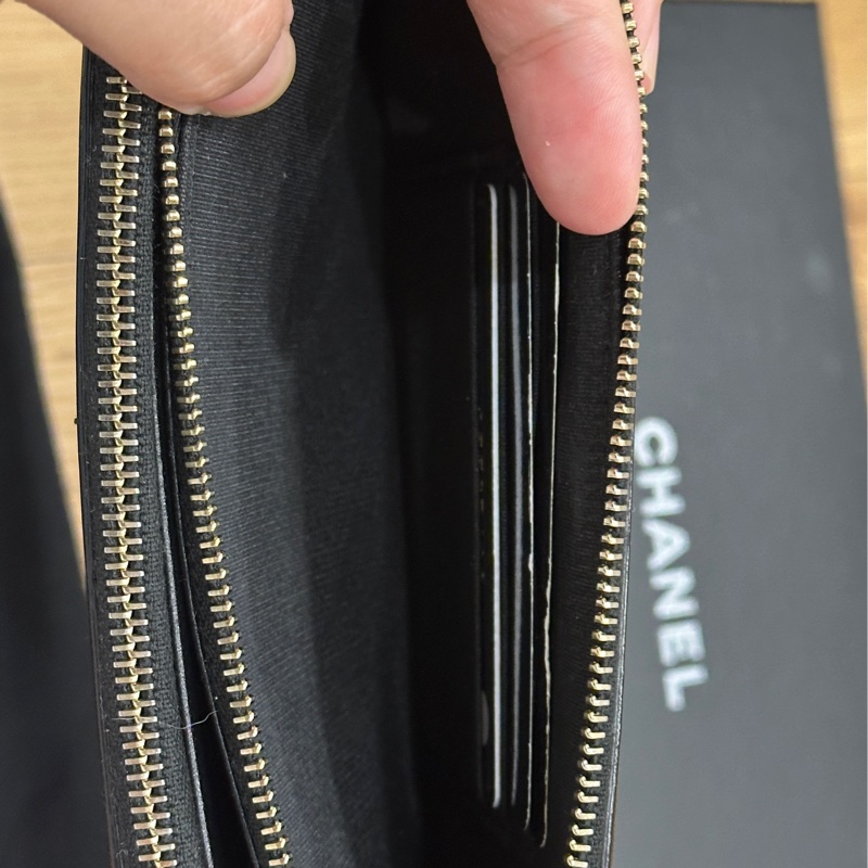 香奈兒魚子醬黑金WOC手機包 鏈條可拆 大全套-20
