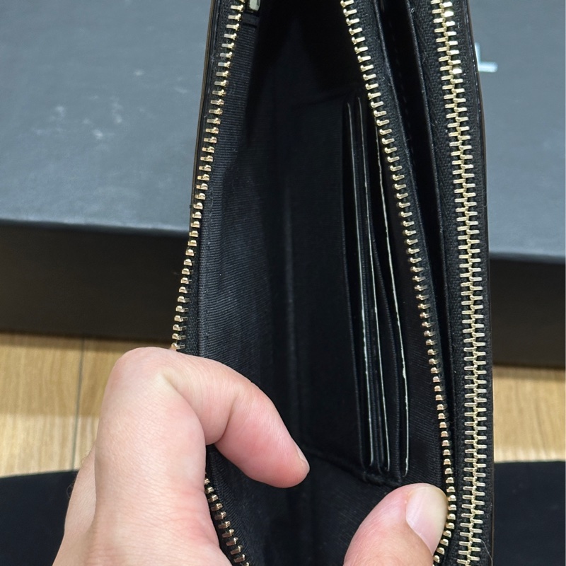 香奈兒魚子醬黑金WOC手機包 鏈條可拆 大全套-21