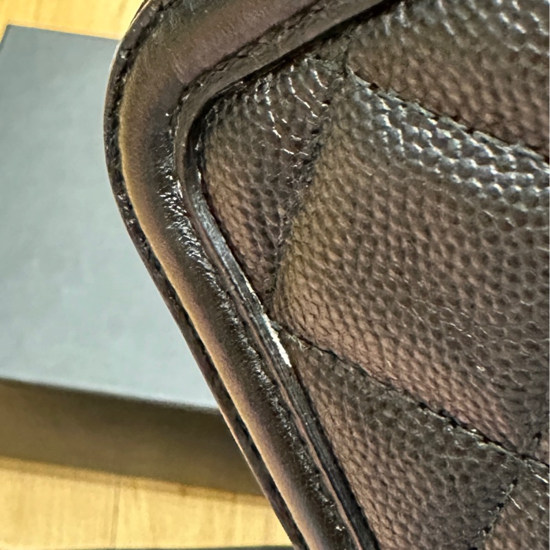 香奈兒魚子醬黑金WOC手機包 鏈條可拆 大全套-32