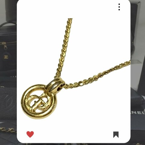 🛍️🎁 26 🔥 1月新品上架 新年💖 新款 Christian Dior CD 金色圓形頸鏈  🔥Christian Dior熱賣款 DIOR 經典款 頸鏈 Christian Dior Necklace