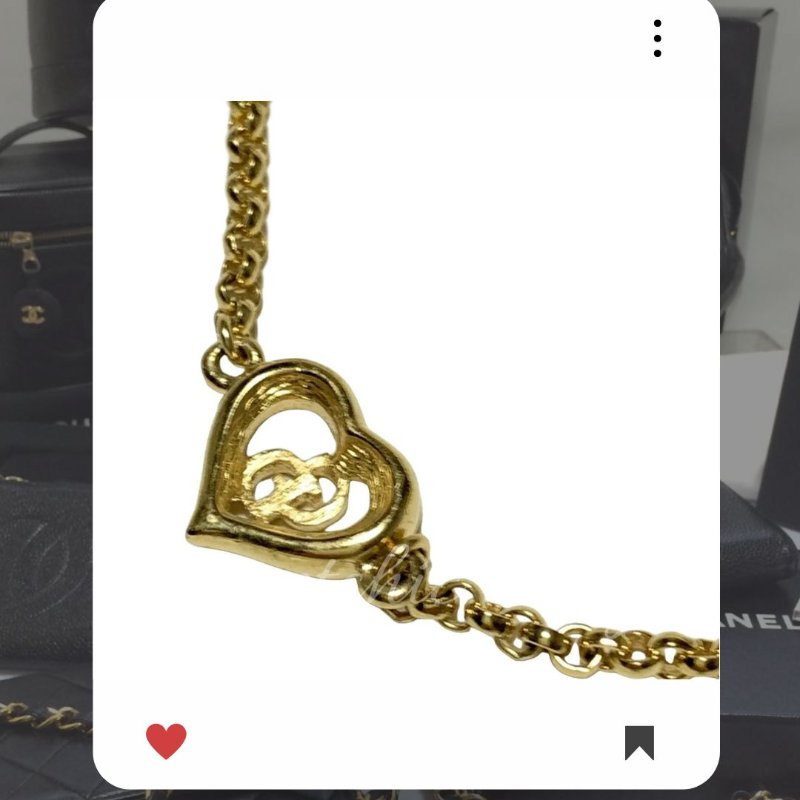 🛍️🎁 雙12🔥 12月新品上架 聖誕節🎄💖 美品 新款 Christian Dior CD 金色愛心手鏈 🔥Christian Dior熱賣款 DIOR 經典款 頸鏈 Christian Dior Necklace-2