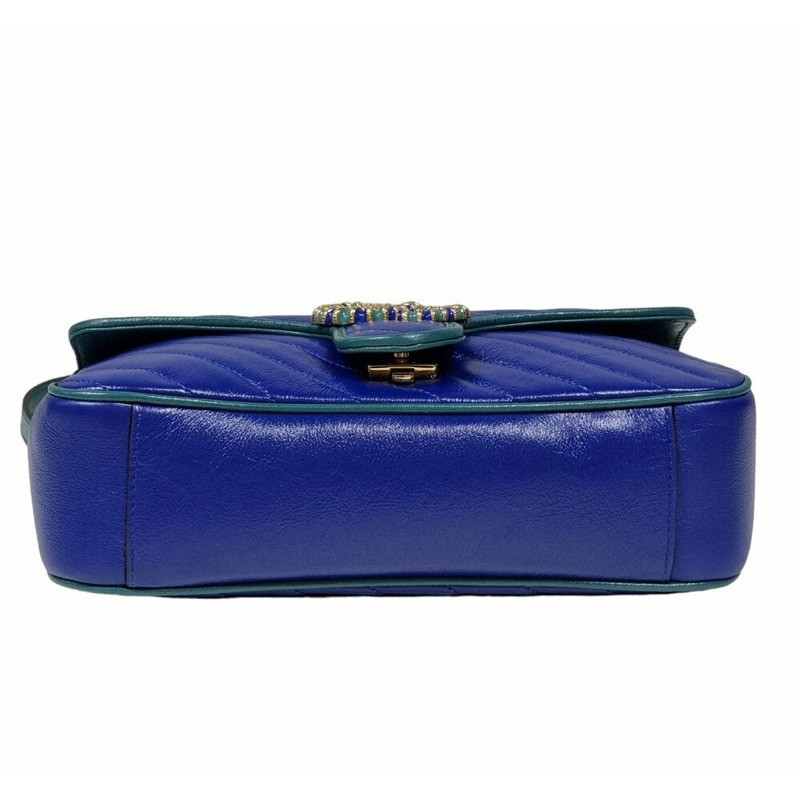 【包稅】GUCCI 未使用 443497 GG Marmont 馬特拉塞凸紋單肩包-3