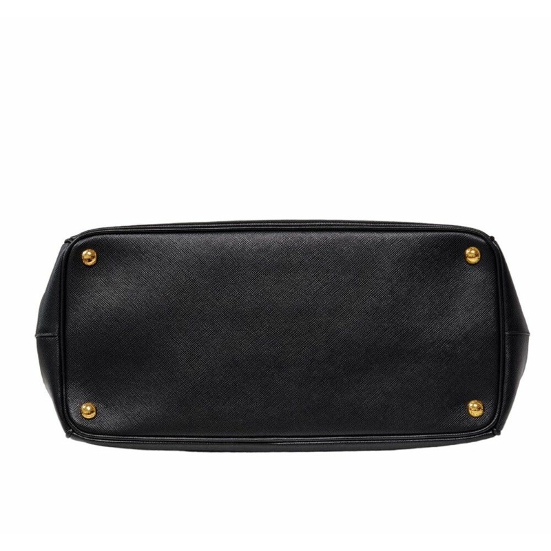 【包稅】PRADA Saffiano金色雙拉鍊單肩包-3