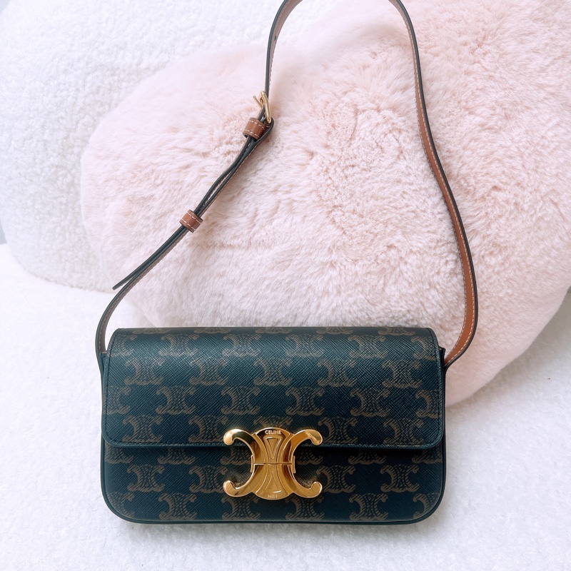 Celine triomphe claude 凱旋門腋下包-0