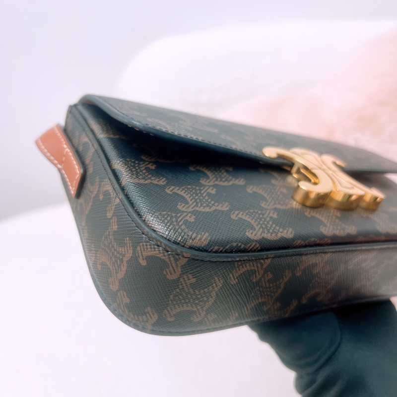 Celine triomphe claude 凱旋門腋下包-3