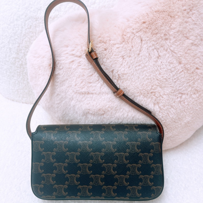 Celine triomphe claude 凱旋門腋下包-5