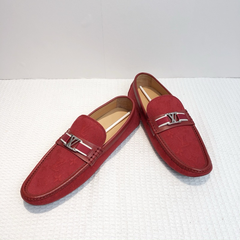 LV/路易威登 1A8Y5J 紅色平底豆豆鞋男鞋, 42.5碼 99 新閒置未使用-6