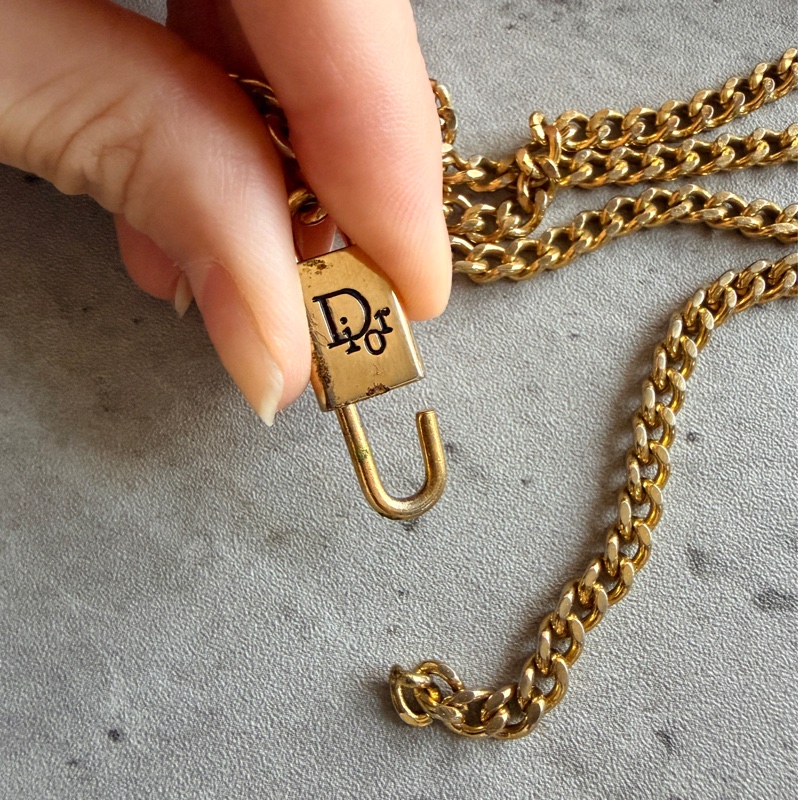 Christian Dior Oblique 黑色老花兩用包 腋下包 斜背包 迪奧-17