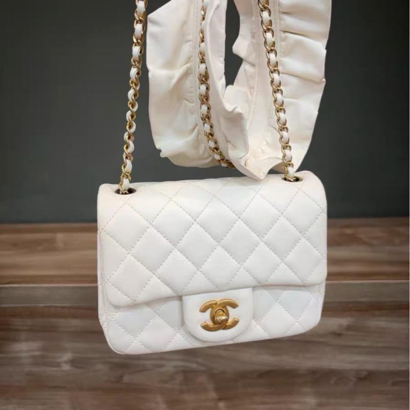 【95%新 ✨ 全網最低價!】Chanel 方胖子 白金 經典保值 特別款-0