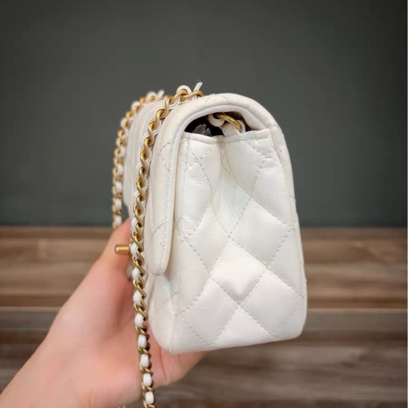 【95%新 ✨ 全網最低價!】Chanel 方胖子 白金 經典保值 特別款-4