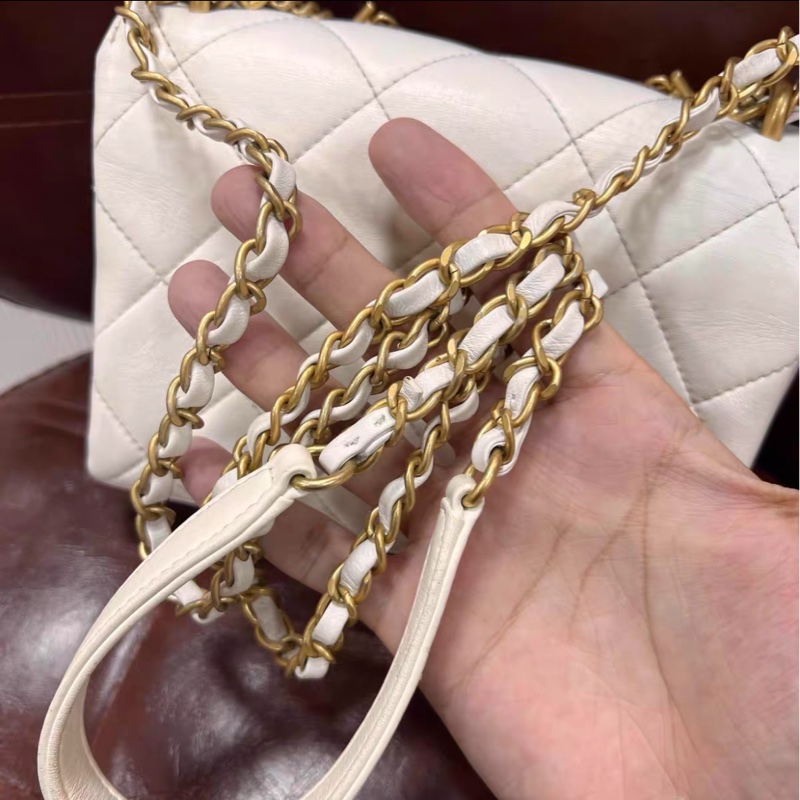 【99%新 ✨ 全新帶膜 全網最低價!】Chanel 方胖子 白金 經典保值 特別款-1